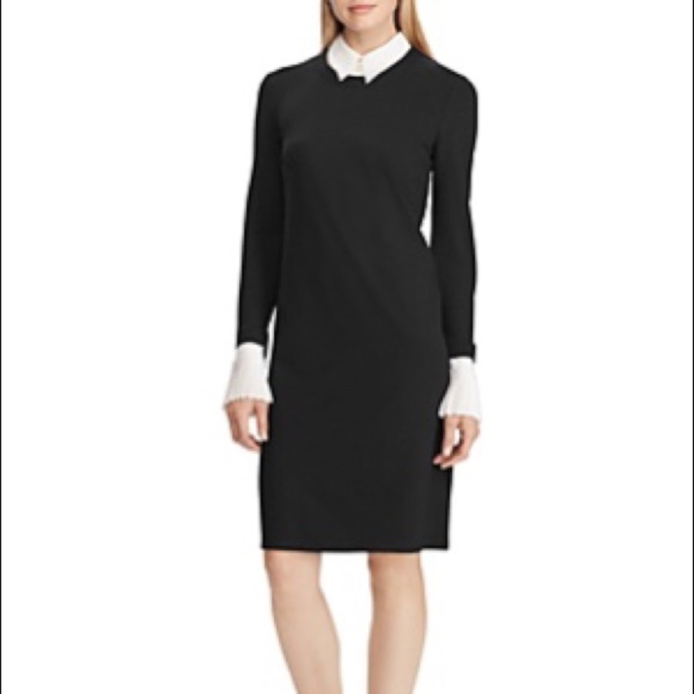 Lauren Ralph Lauren Mixed Media Shirt Dress
